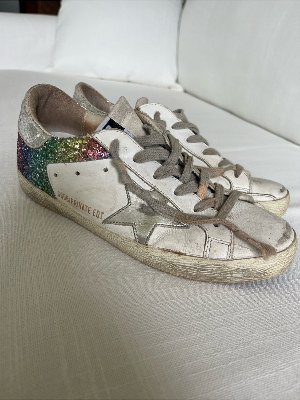 Golden Goose Rainbow Glitter Sneaker - Picture 4 of 4